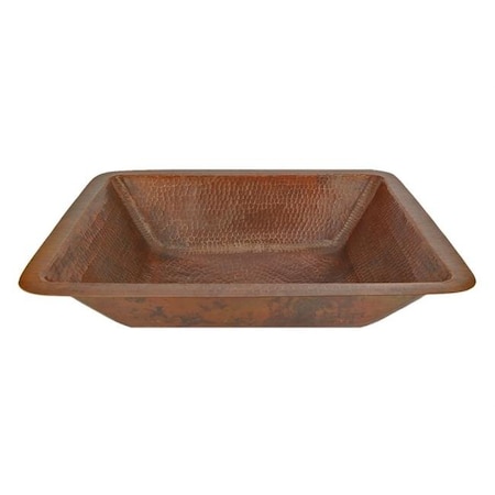 Premier Copper Products Premier Copper Products LREC19DB Under Counter Bathroom Sink LREC19DB